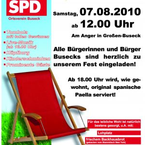 Einladung Sommerfest 2010